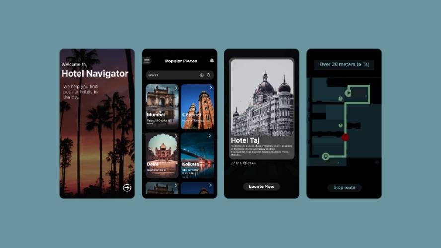 Hotel Navigator Figma Mobile App