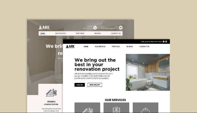 House Renovation Company - Figma Website Template