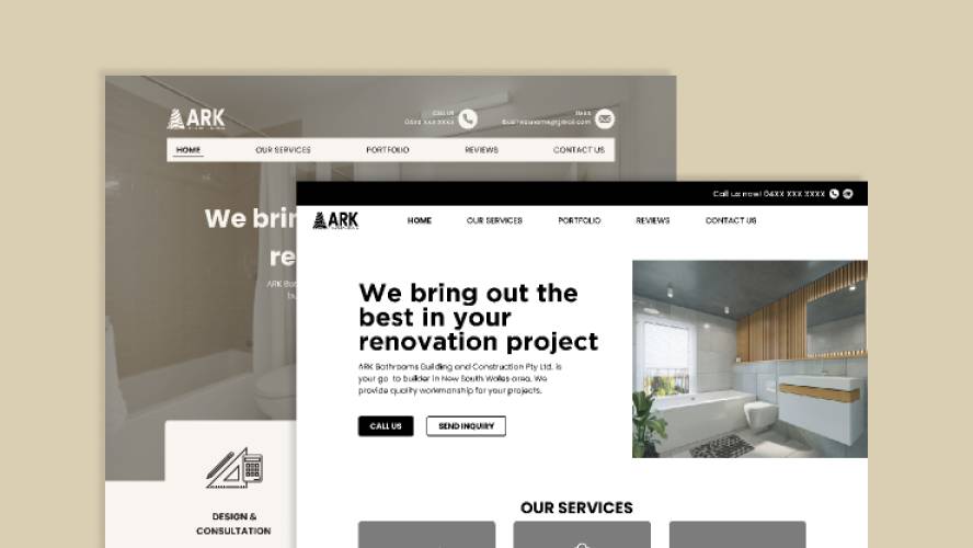 House Renovation Company - Figma Website Template