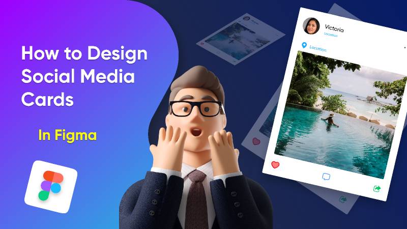 How to design social media cards in figma