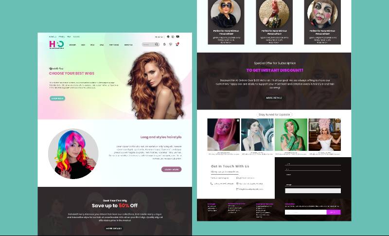 HPO Fashion E-commerce Figma Website Template