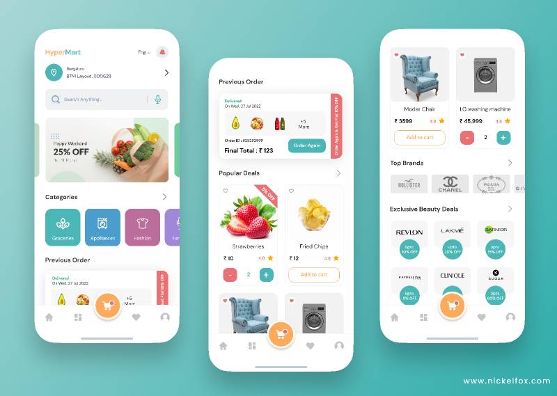 HyperMart App - Figma Mobile Template