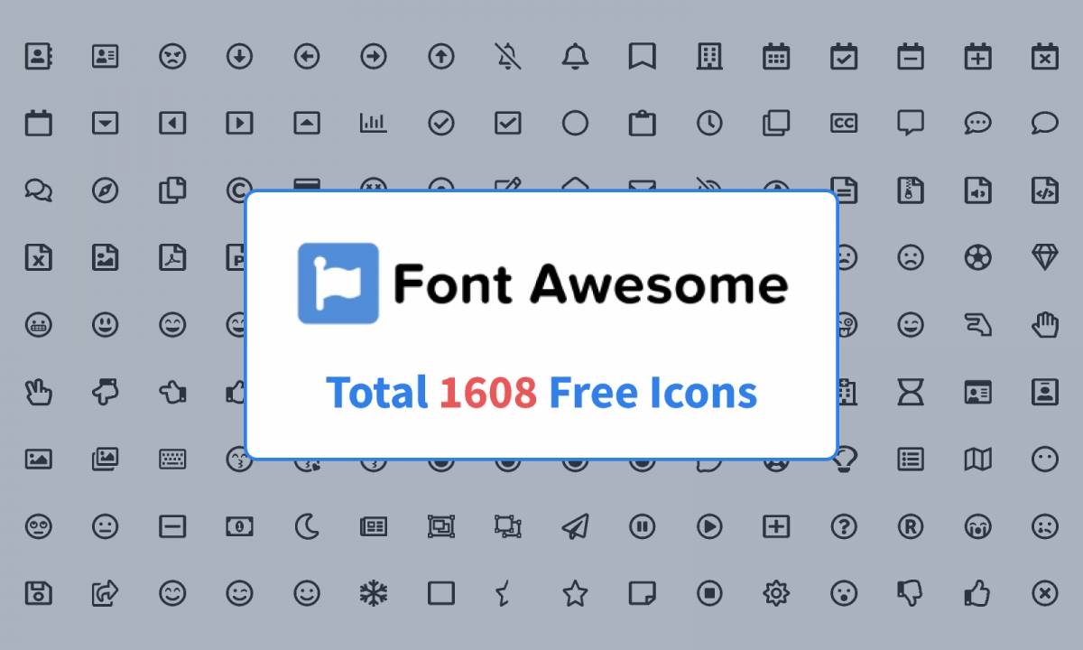 Icon Design System - Font Awesome Free Figma