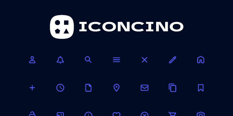 ICONCINO (v1.3.0) - Open source icons figma free download