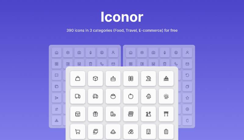 Iconor 400+ Icon Figma Free Download