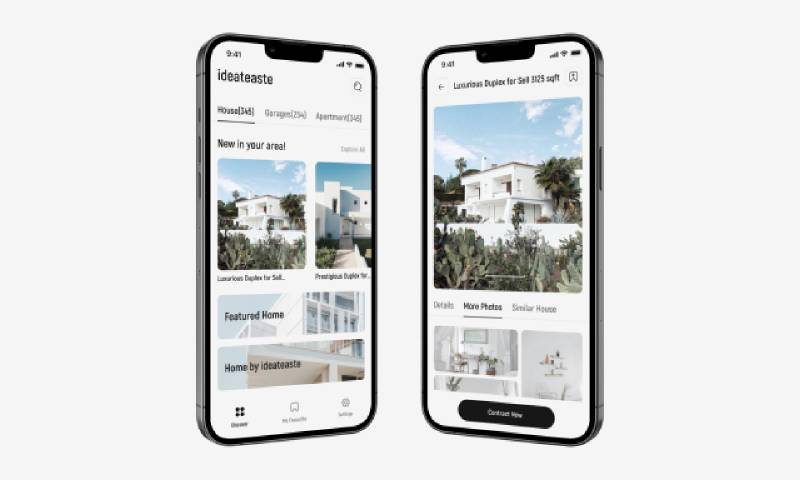 ideate real estate app figma template
