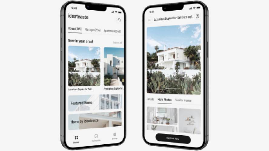 ideate real estate app figma template