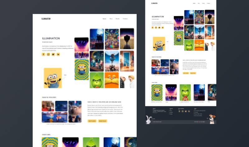 Illumination - Landing page figma template