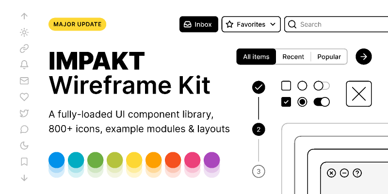 IMPAKT Wireframe Kit Figma Template