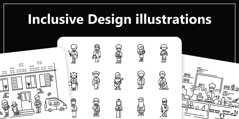 Inclusive Design illustrations figma