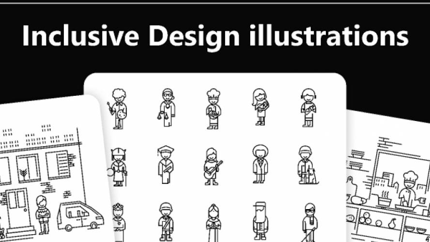Inclusive Design illustrations figma
