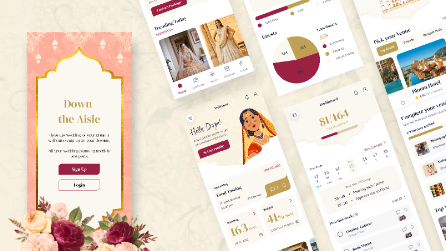 Indian Wedding Planning App Figma Free Template