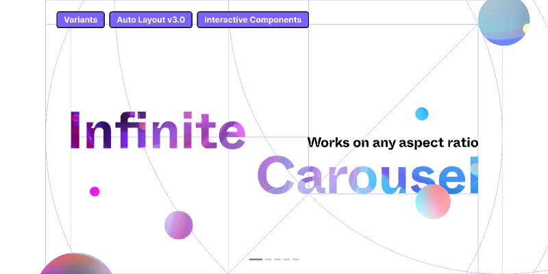 Infinite Carousel(Interactive Component) figma