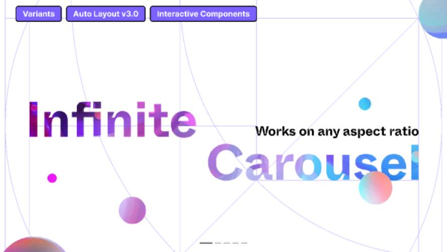 Infinite Carousel(Interactive Component) figma