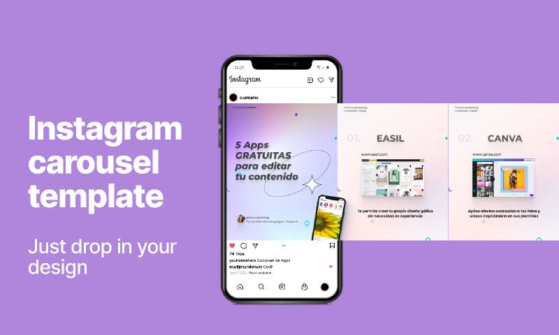 Instagram Carrousel Post Figma Template