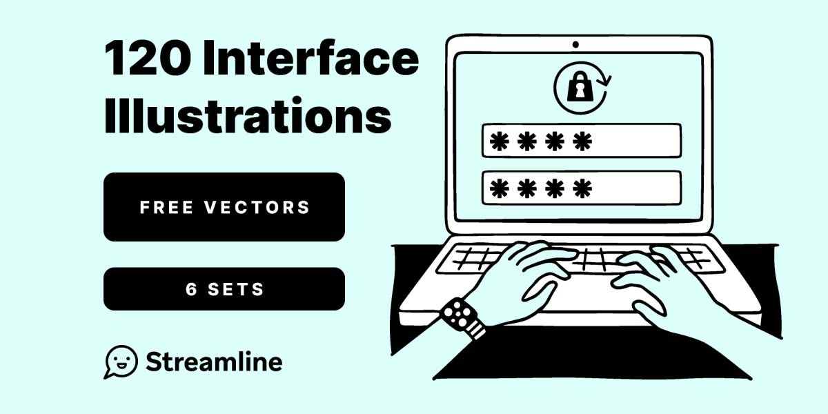 Interface Illustrations Free set Figma Resource