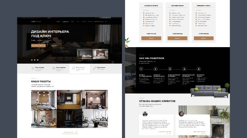 Interior Architecture Figma Website Template
