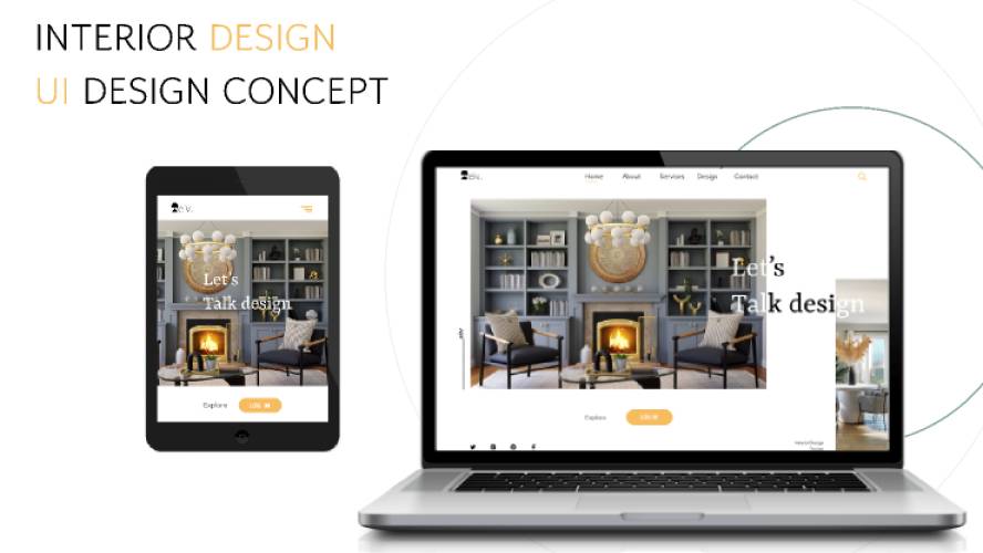 Interior Design - Figma Website Template