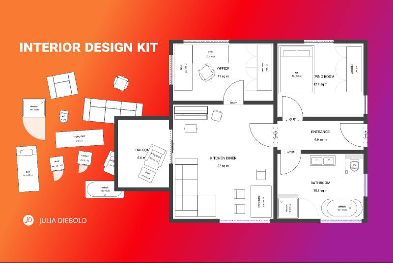 Interior Design Kit Floor Plans Made Easy UI4Free