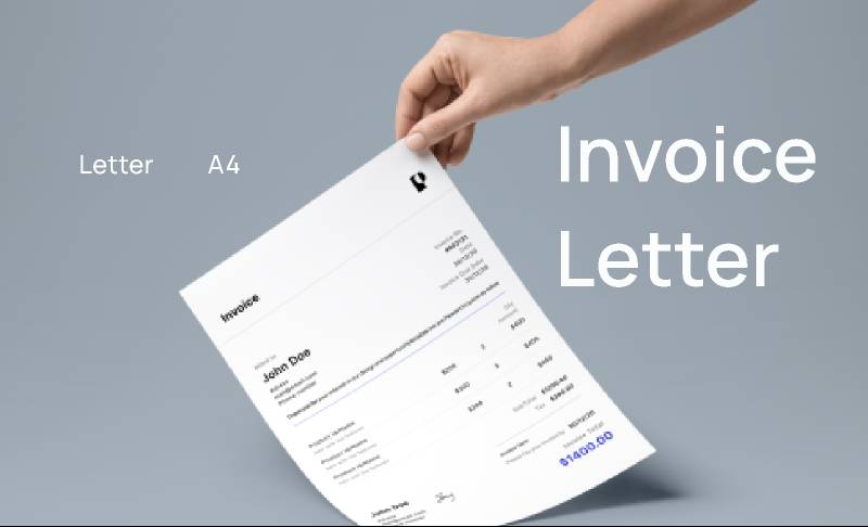 Invoice Letter figma template