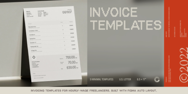 Invoice Templates Figma Free Download