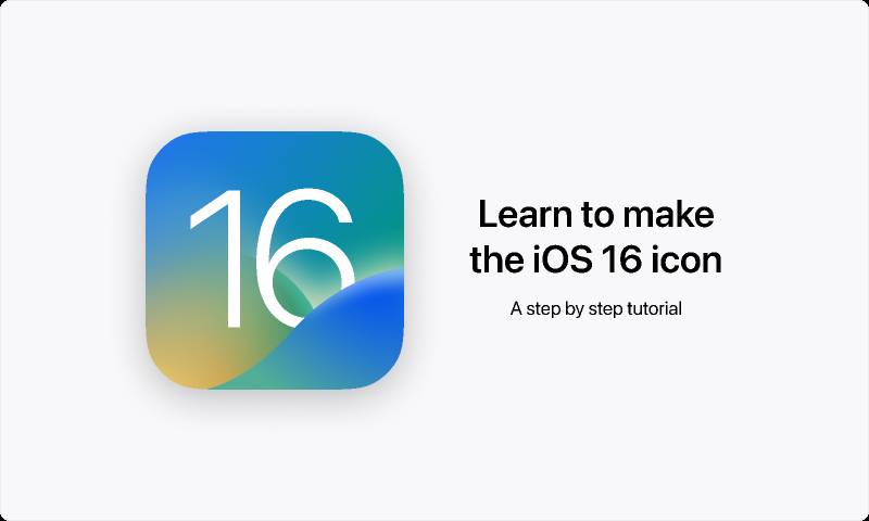 iOS 16 Icon Tutorial Figma Learning