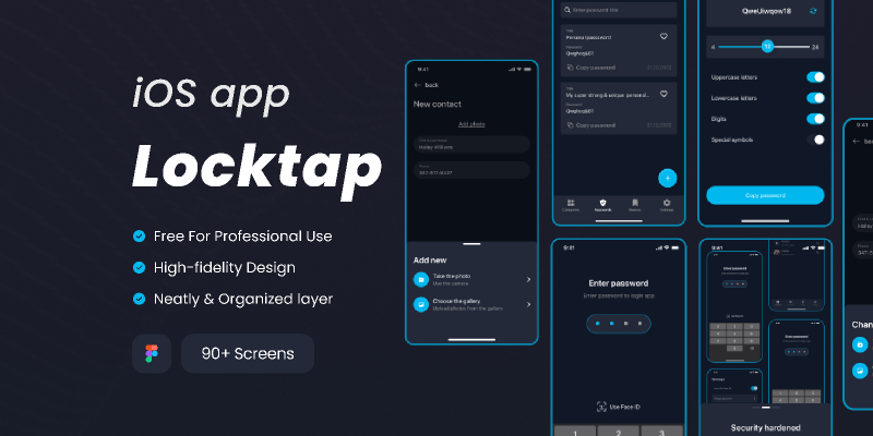 IOS App & Ui Kit Figma Free Download