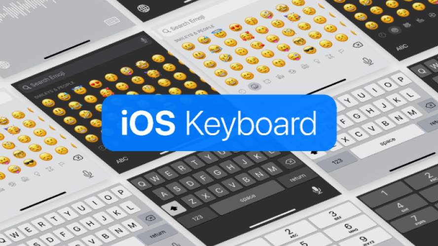 iOS Keyboard (iPhone & iPad) - UI Kit