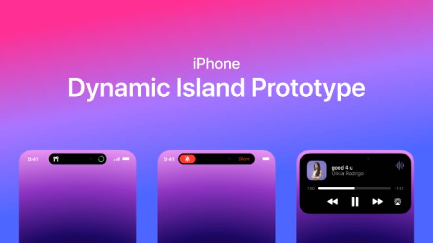 iPhone 14 Dynamic island Figma Ui Kit