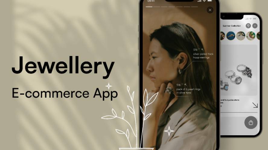 Jewellery e-commerce App Figma Mobile Template