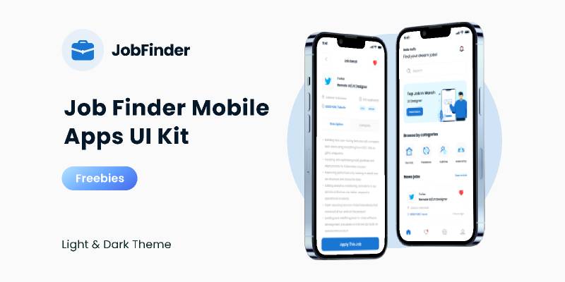 Job Finder App - Figma Mobile Template