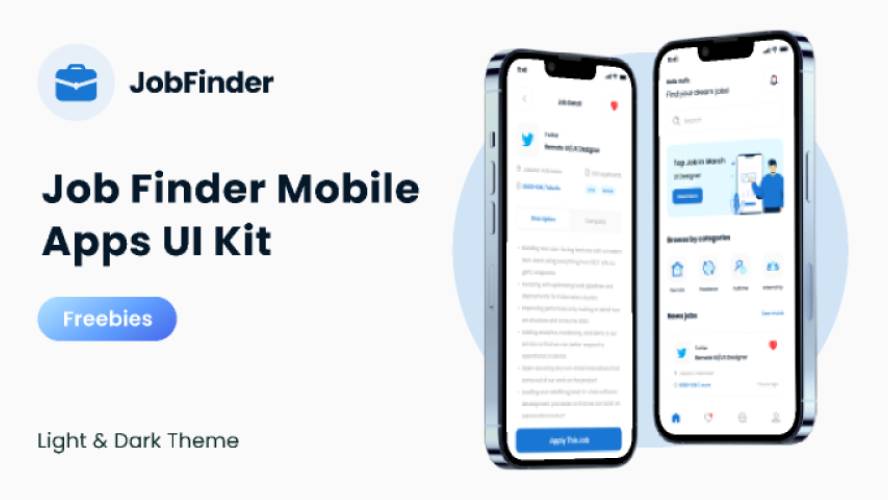 Job Finder App - Figma Mobile Template