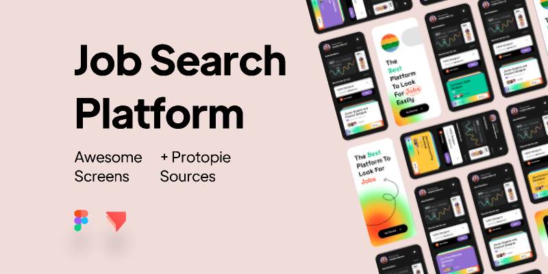 Job Search Platform - Figma Mobile Template