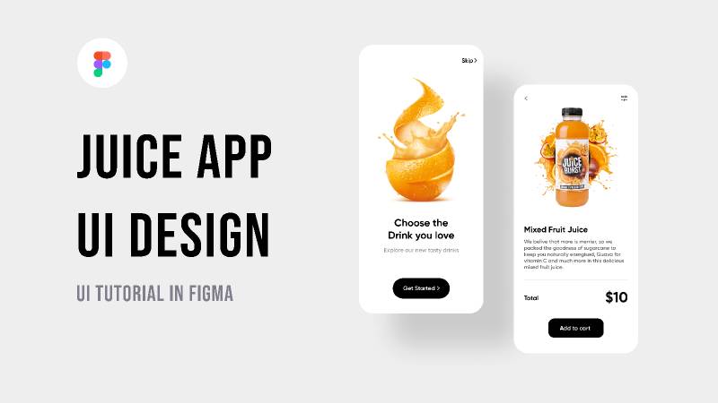 Juice App Figma Mobile Template