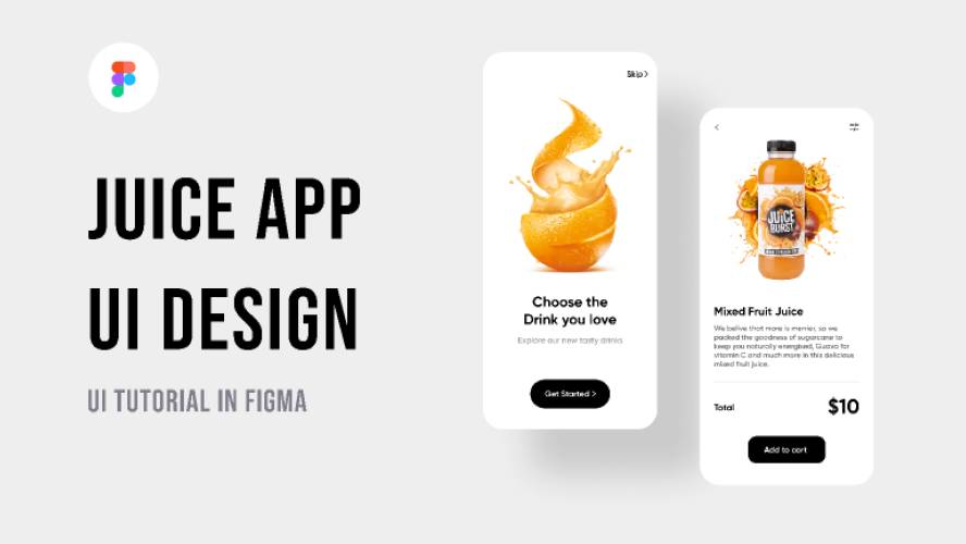 Juice App Figma Mobile Template