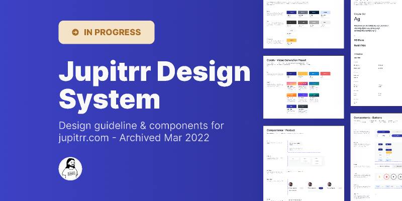 Jupitrr Design System - Open Source File Figma Template