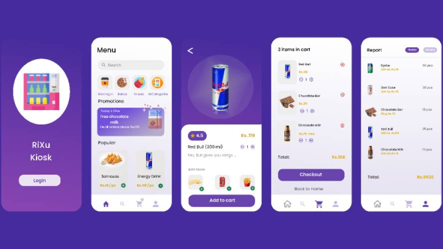 Kiosk Mobile Store Figma Template