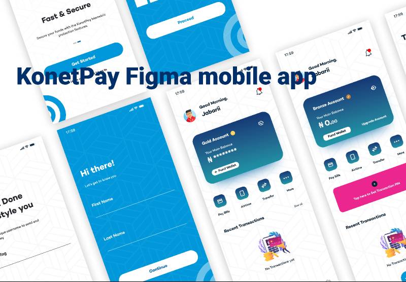 KonetPay Figma mobile app