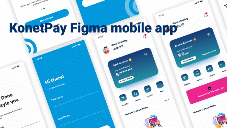KonetPay Figma mobile app