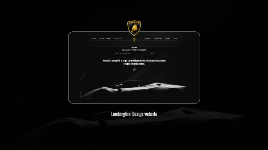 Lamborghini Design Website Figma Template