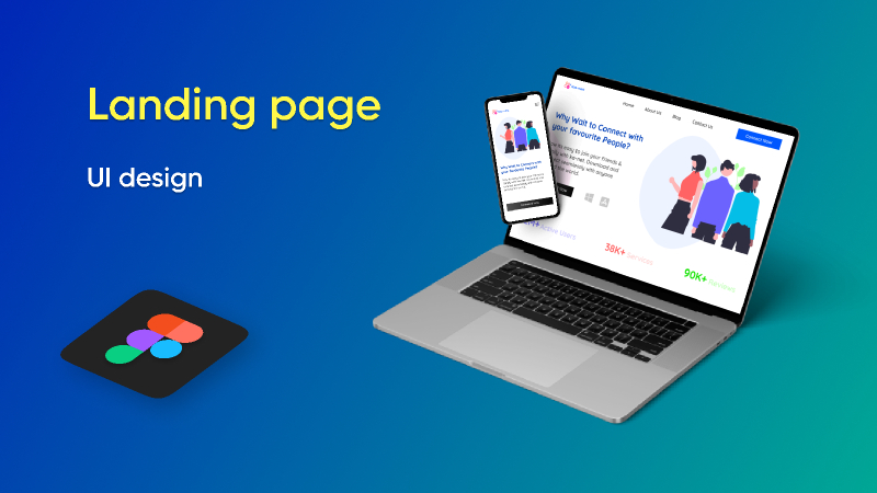 Landing Page UI design Figma Template