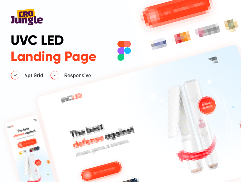 LED Landing Page Figma Website Template