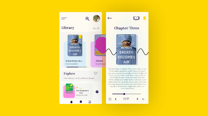 Library App Figma Mobile Template