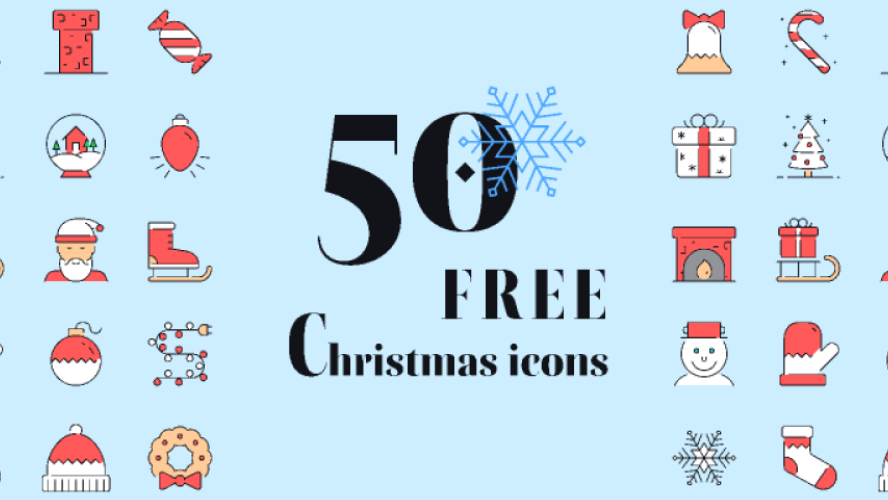 LineKingdom Christmas icons Free Download