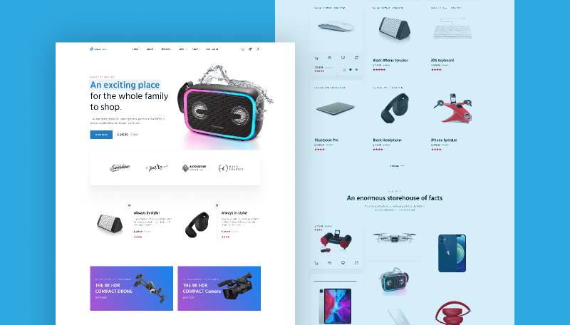 LinkedTech E-commerce Figma Website Template