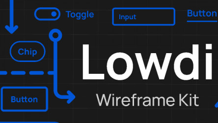Lowdi - Wireframe Kit Figma