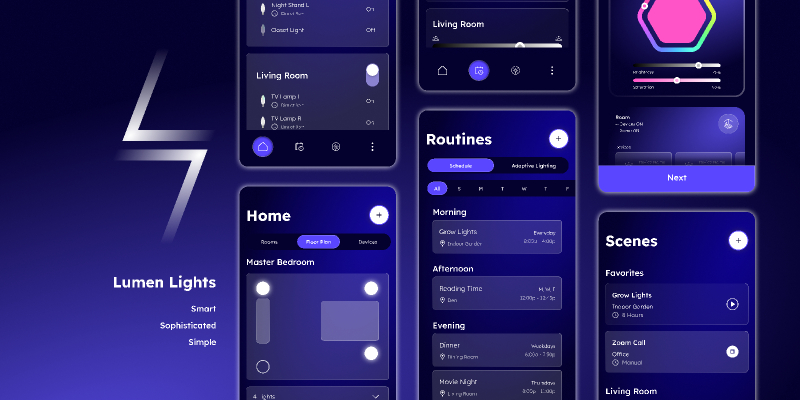 Lumen Lights UI Kit for Figma