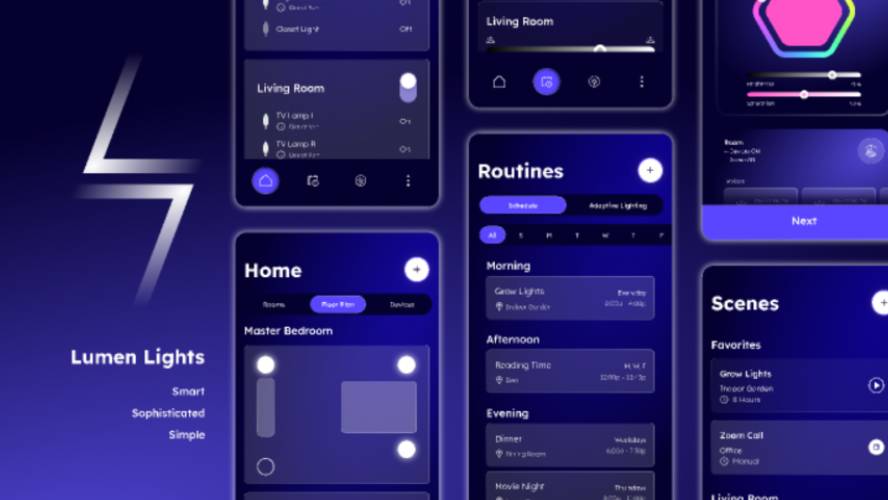 Lumen UI Kit Figma Mobile App Template