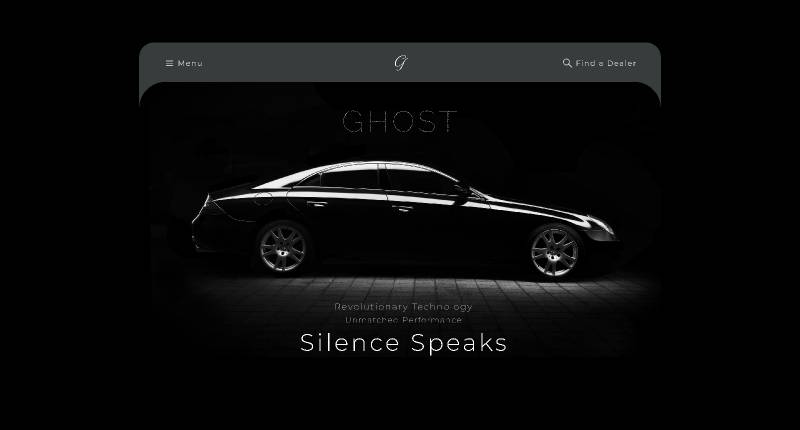 Luxury Car Landing Page Design Figma Concept