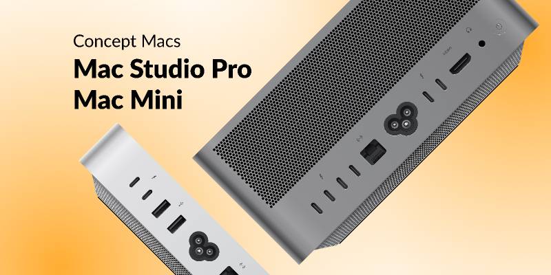 Mac Mini and Mac Studio Pro Figma Concepts